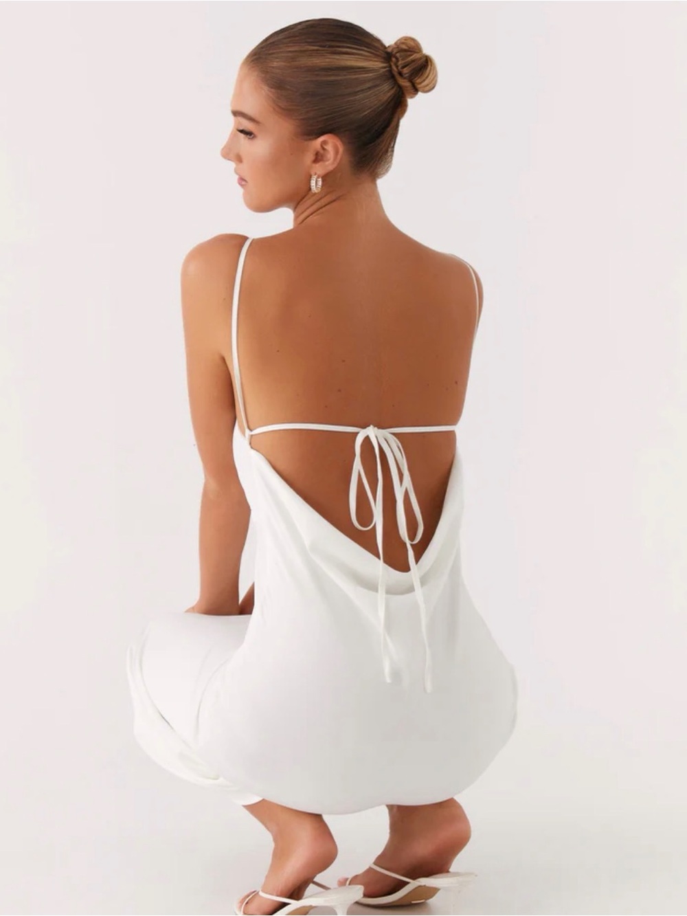 Peppermayo White Slip Midi Dress - Picture 5 of 6